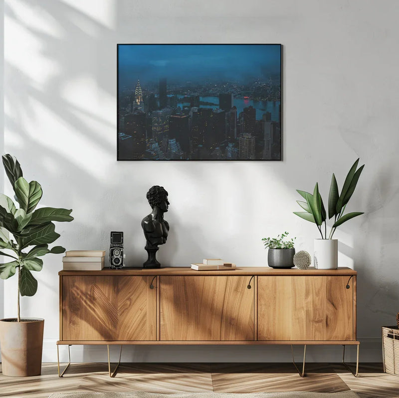 rainy day in the city - Pavol Stranak Framed Art | Home or Office Art