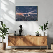 Shanghai in the cloud - Vview Chen Framed Art | Home or Office Art