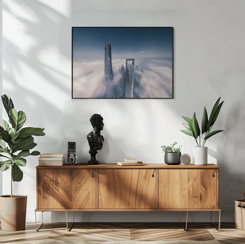 Shanghai Tower - Vview Chen Framed Art | Home or Office Art