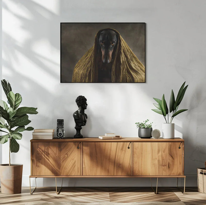 Golden Eyes Framed Art Heike Willers | Home or Office Art