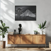 Louvre at Night Framed Art Catherine Wang | Home or Office Art
