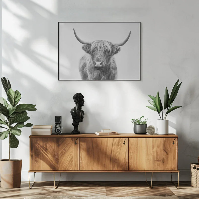 Highland Bull Framed Art Kathrin Pienaar | Home or Office Art