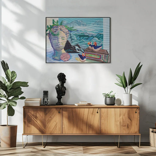 Coastal Still Life - Pauline Wegman | Key and Sea Creative Framed Art | Home or Office Art