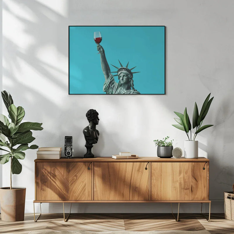 Liberty of Drinking - Artem Pozdniakov Framed Art | Home or Office Art