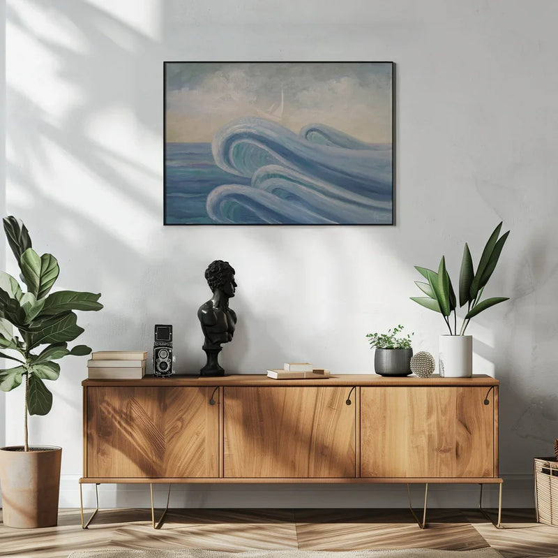 Crowning the Waves - Angeles M. Pomata Framed Art | Home or Office Art