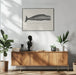 Whale Ii Antique Handcolored Sealife Lithograph 1824 - Vintage Poster Framed Art | Home or Office Art