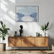 Beach Walk - Jolly and Dash Framed Art | Home or Office Art