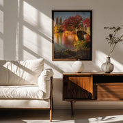 Fall in Central Park - Christopher R. Veizaga Framed Art | Home or Office Art