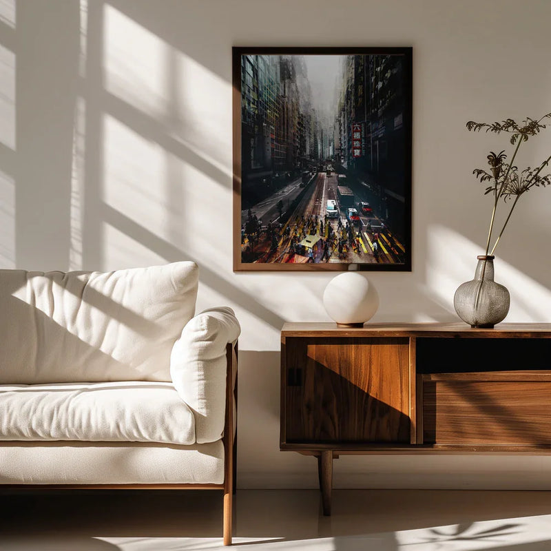 streets of Hong Kong Framed Art Carmine Chiriacò | Home or Office Art