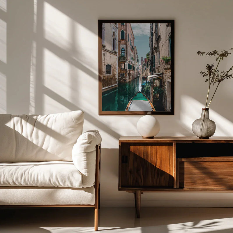 Boat on the river Framed Art Drita Stefan | Home or Office Art