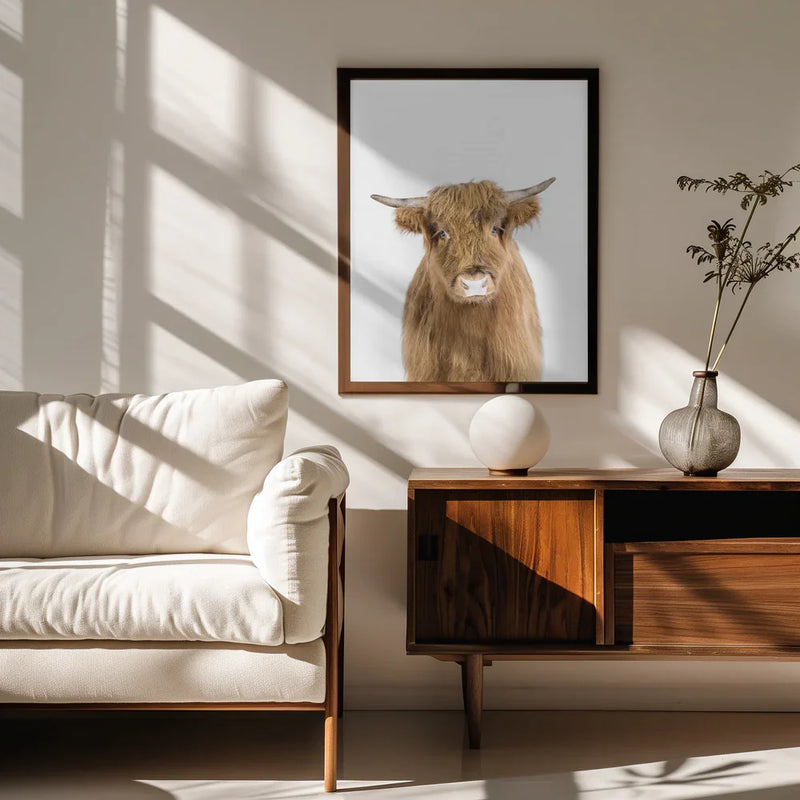 Baby Cow Framed Art Kathrin Pienaar | Home or Office Art