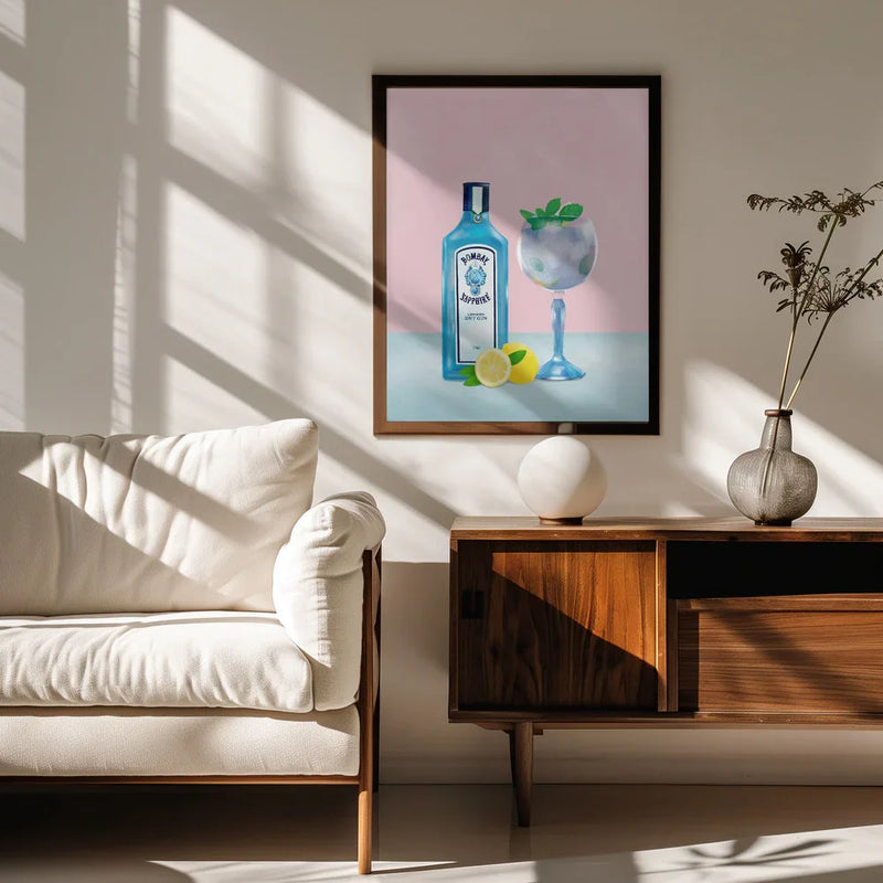 Gin Cocktail - Petra Lizde Framed Art | Home or Office Art