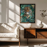 Tiger in the jungle 2 Framed Art Sarah Manovski | Home or Office Art