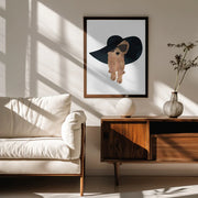 Cockapoo Sun Hat Framed Art Sarah Manovski | Home or Office Art