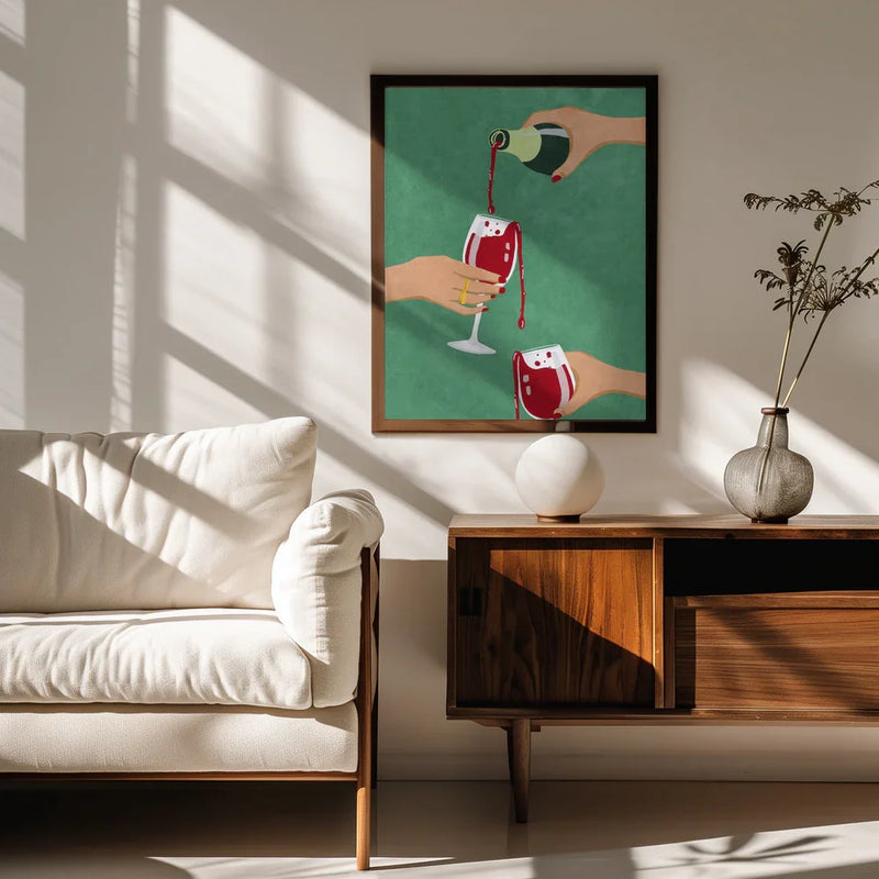 Cheers Girls - Raissa Oltmanns Framed Art | Home or Office Art