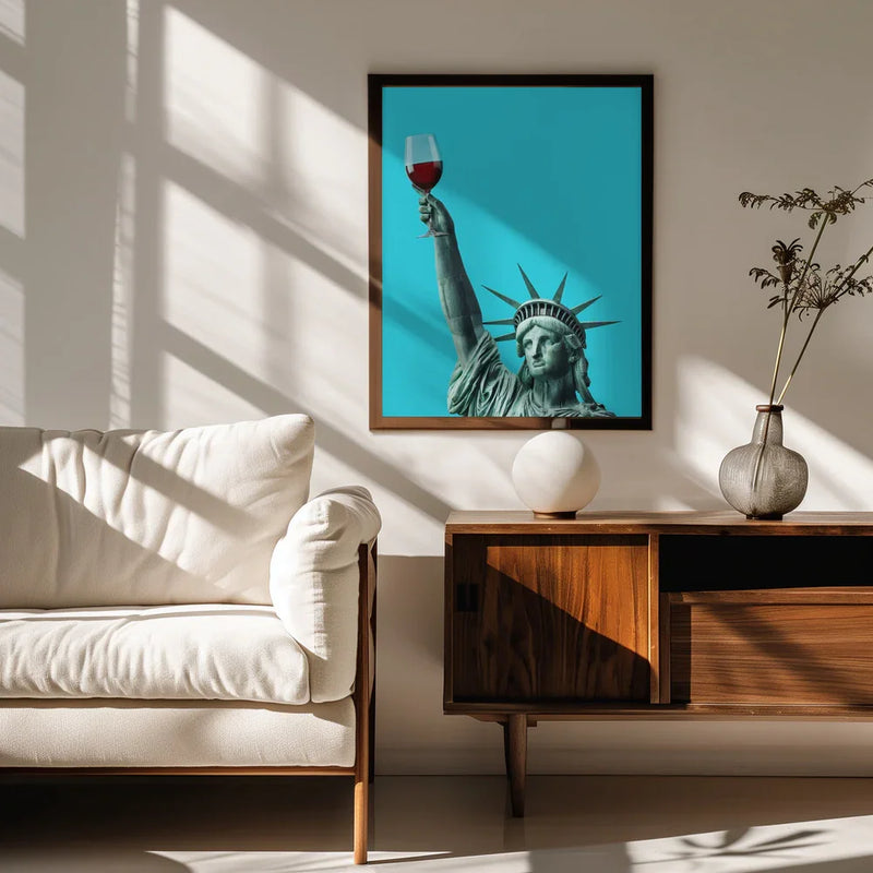 Liberty of Drinking - Artem Pozdniakov Framed Art | Home or Office Art