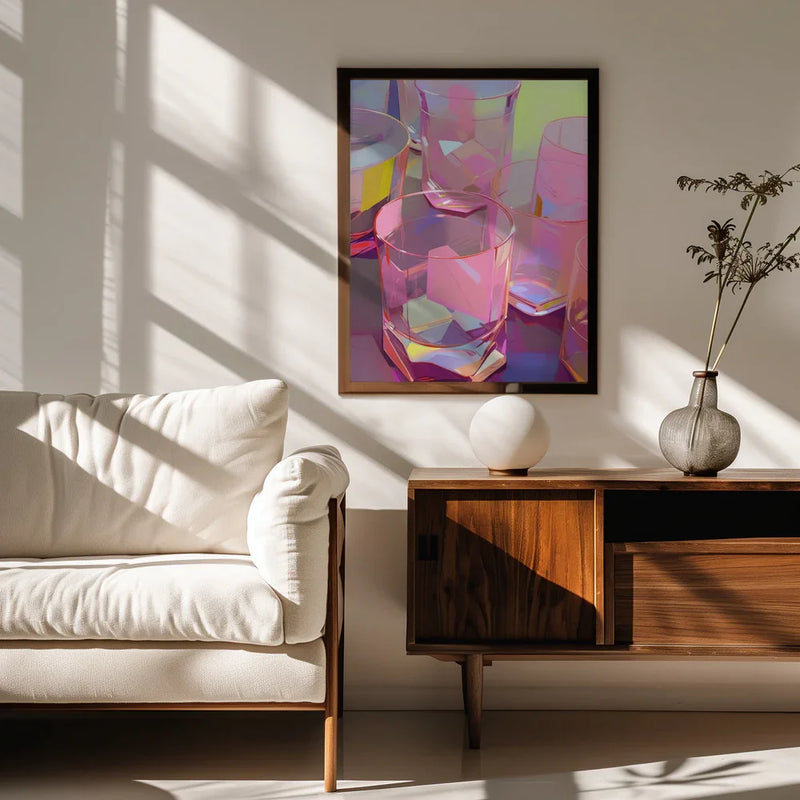 Pink Glasses - Treechild Framed Art | Home or Office Art