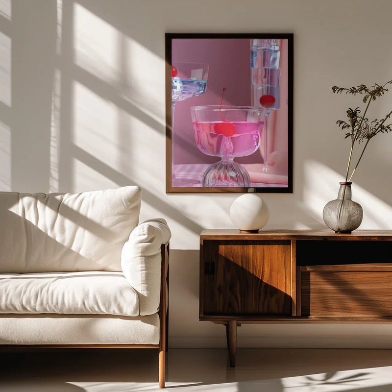 Pink party - Julia Ramiro Framed Art | Home or Office Art