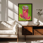 Grapefruit Paloma Pistachio - Alice Straker Framed Art | Home or Office Art