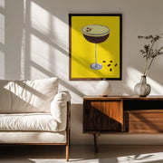 Espresso Martini Buttercup Yellow - Alice Straker Framed Art | Home or Office Art