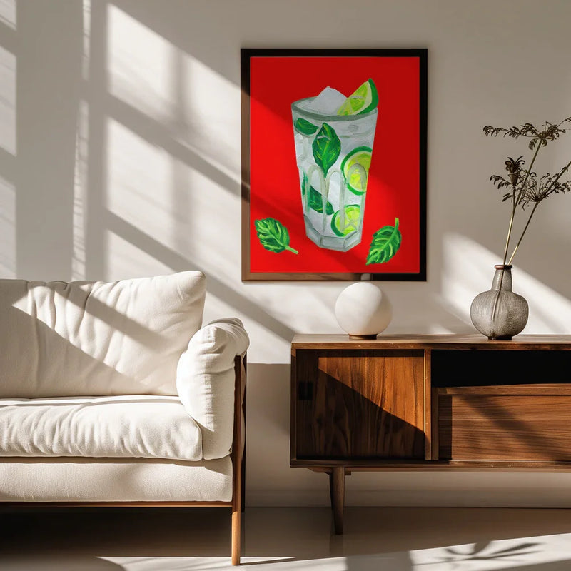 Mojito Extra Mint - Alice Straker Framed Art | Home or Office Art