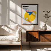 Martini Bauhaus Cocktail - Retrodrome Framed Art | Home or Office Art