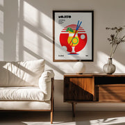 Mojito Bauhaus Cocktail - Retrodrome Framed Art | Home or Office Art