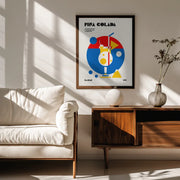 Pina Colada Bauhaus Cocktail - Retrodrome Framed Art | Home or Office Art