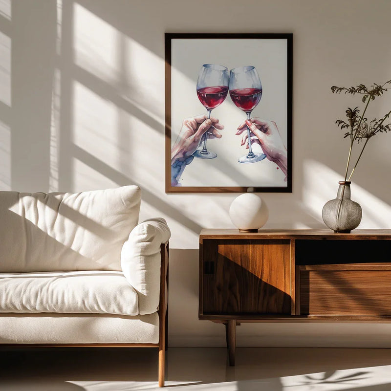 Cheers to us - Andreas Magnusson Framed Art | Home or Office Art