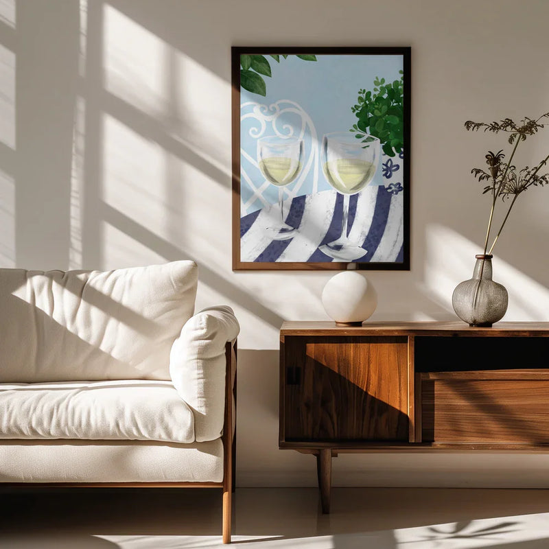 White wine under the tree - EMELIEmaria Framed Art | Home or Office Art