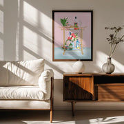 Bar Cart - Petra Lizde Framed Art | Home or Office Art