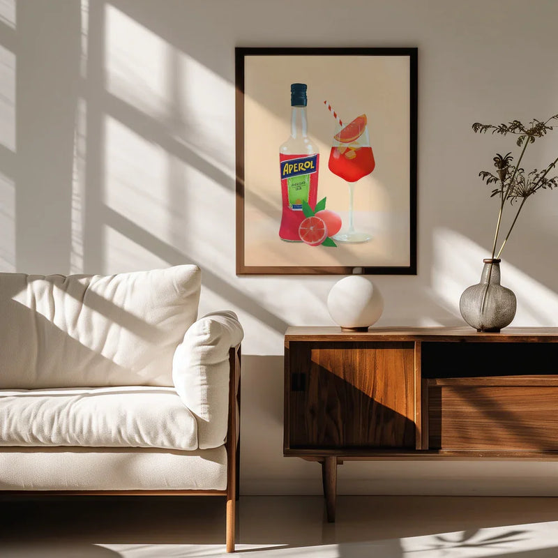 Aperol Spritz - Petra Lizde Framed Art | Home or Office Art