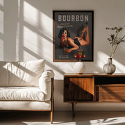 Babes of Bourbon Vol 6 Choose Your Poison Sexy Pinup - The Whiskey Ginger Framed Art | Home or Office Art