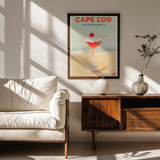 Cape Cod Cocktail Tall Poster - The Whiskey Ginger Framed Art | Home or Office Art
