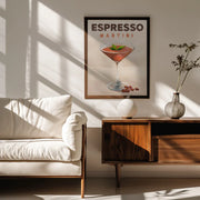Espresso Martini Cocktail Bar Decor - The Whiskey Ginger Framed Art | Home or Office Art