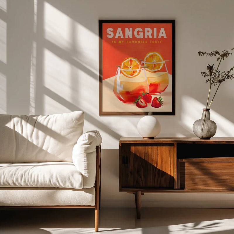 Sangria - The Whiskey Ginger Framed Art | Home or Office Art