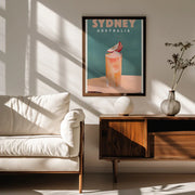 Sydney Australia Cocktail Bar Decor - The Whiskey Ginger Framed Art | Home or Office Art