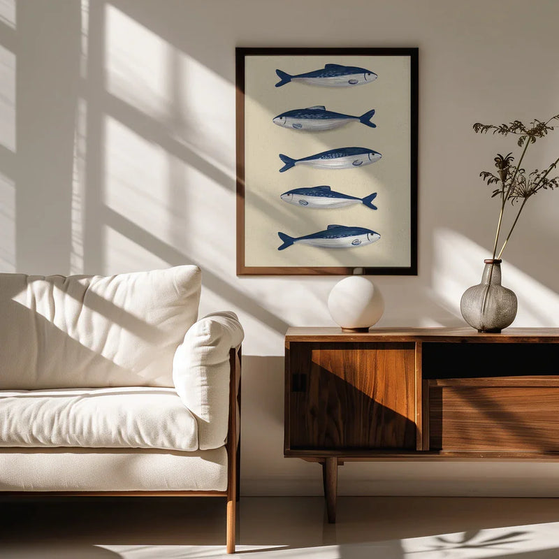 Sardines - EMELIEmaria Framed Art | Home or Office Art