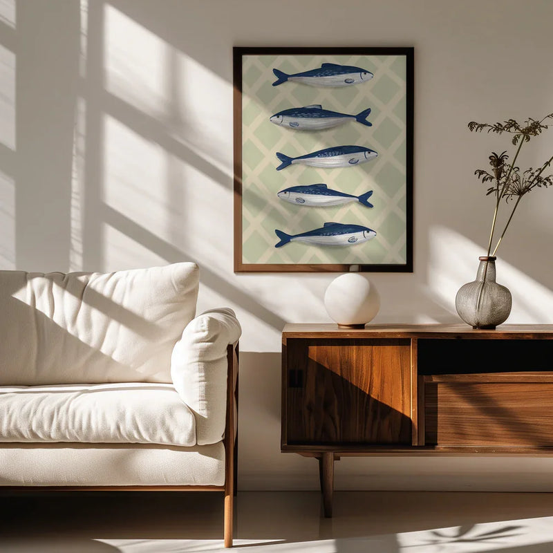 Sardines - EMELIEmaria Framed Art | Home or Office Art