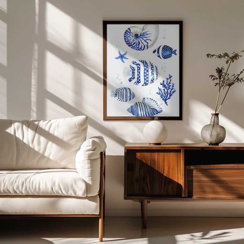 Inspired by the Tranquil Beauty of the Ocean - Isabelle Brent Framed Art | Home or Office Art