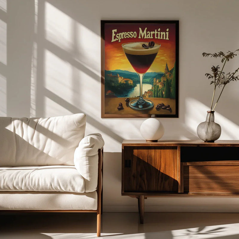 Espresso Martini Vintage - Andreas Magnusson Framed Art | Home or Office Art
