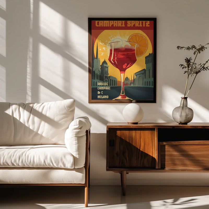 Campari Spritz - Andreas Magnusson Framed Art | Home or Office Art