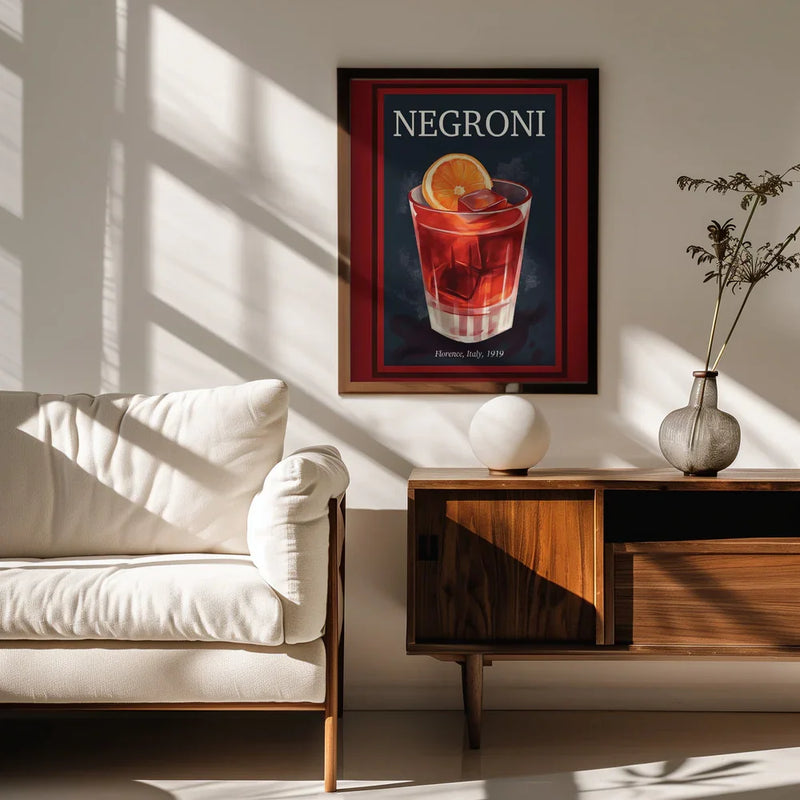 Negroni Florence - Andreas Magnusson Framed Art | Home or Office Art