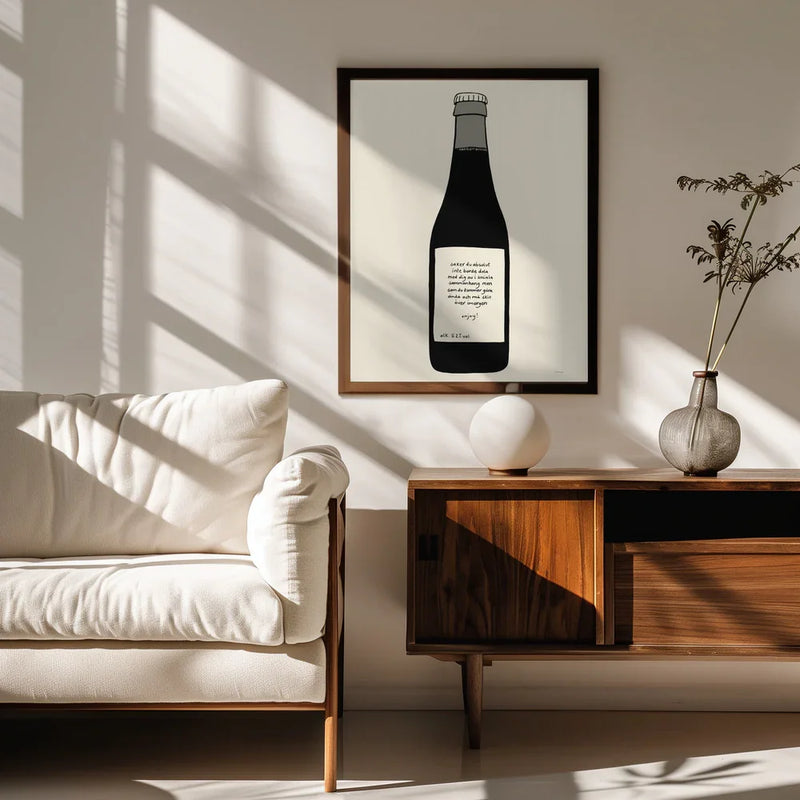 ENJOY - Wilma Wenåker Framed Art | Home or Office Art