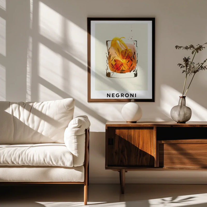Negroni - Ekaterina Koroleva Framed Art | Home or Office Art
