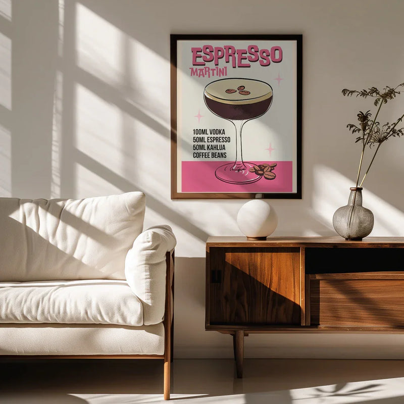 Espresso Martini - WallChart Art Studio Framed Art | Home or Office Art