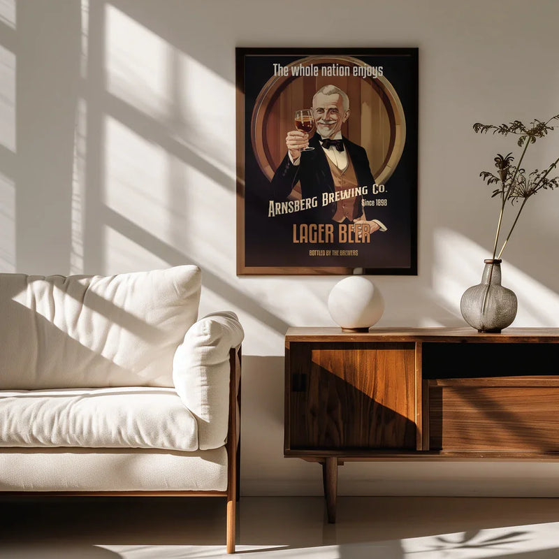 Lager Beer - Andreas Magnusson Framed Art | Home or Office Art
