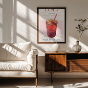 Chilled Cola Delight - Nazma Khokhar Framed Art | Home or Office Art