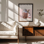 A Mug of Creamy Hot Cacao - Nazma Khokhar Framed Art | Home or Office Art