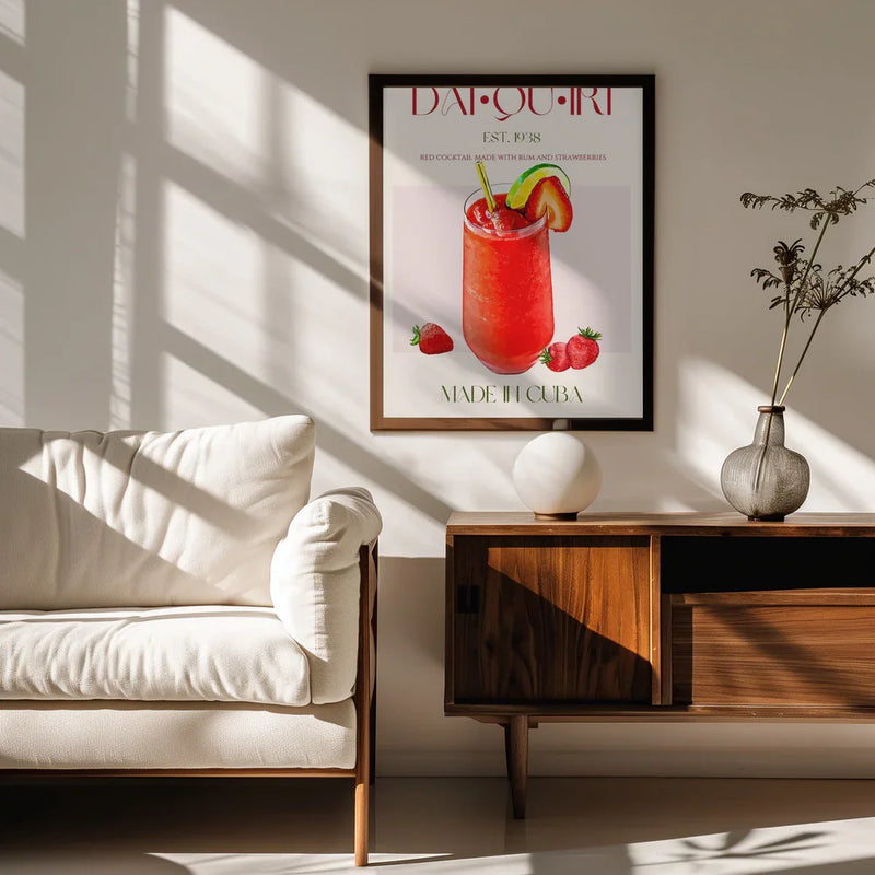 Cuban Daiquiri Delight - Nazma Khokhar Framed Art | Home or Office Art